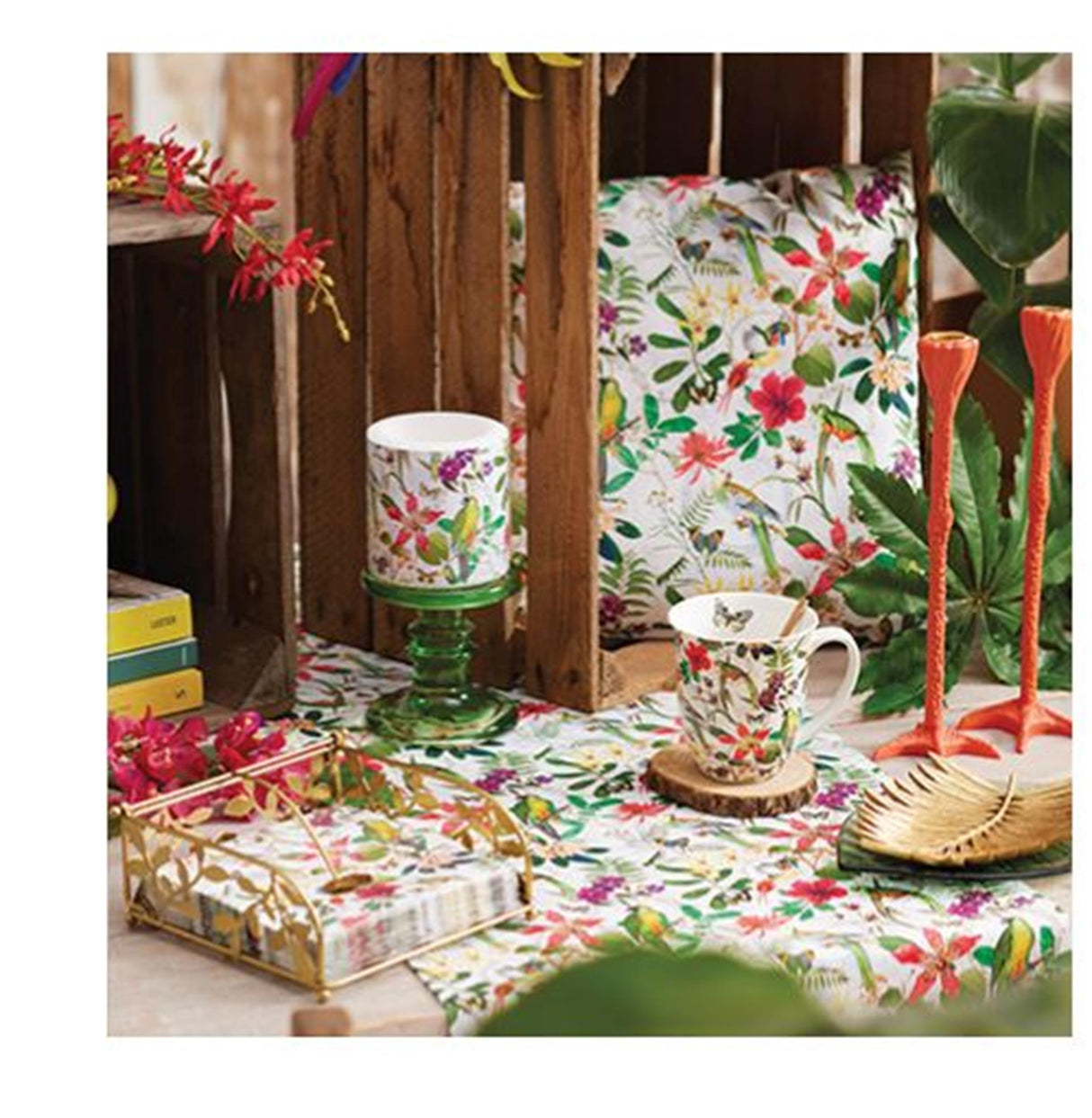 Ambiente tafelloper tropical jungle 40x150cm