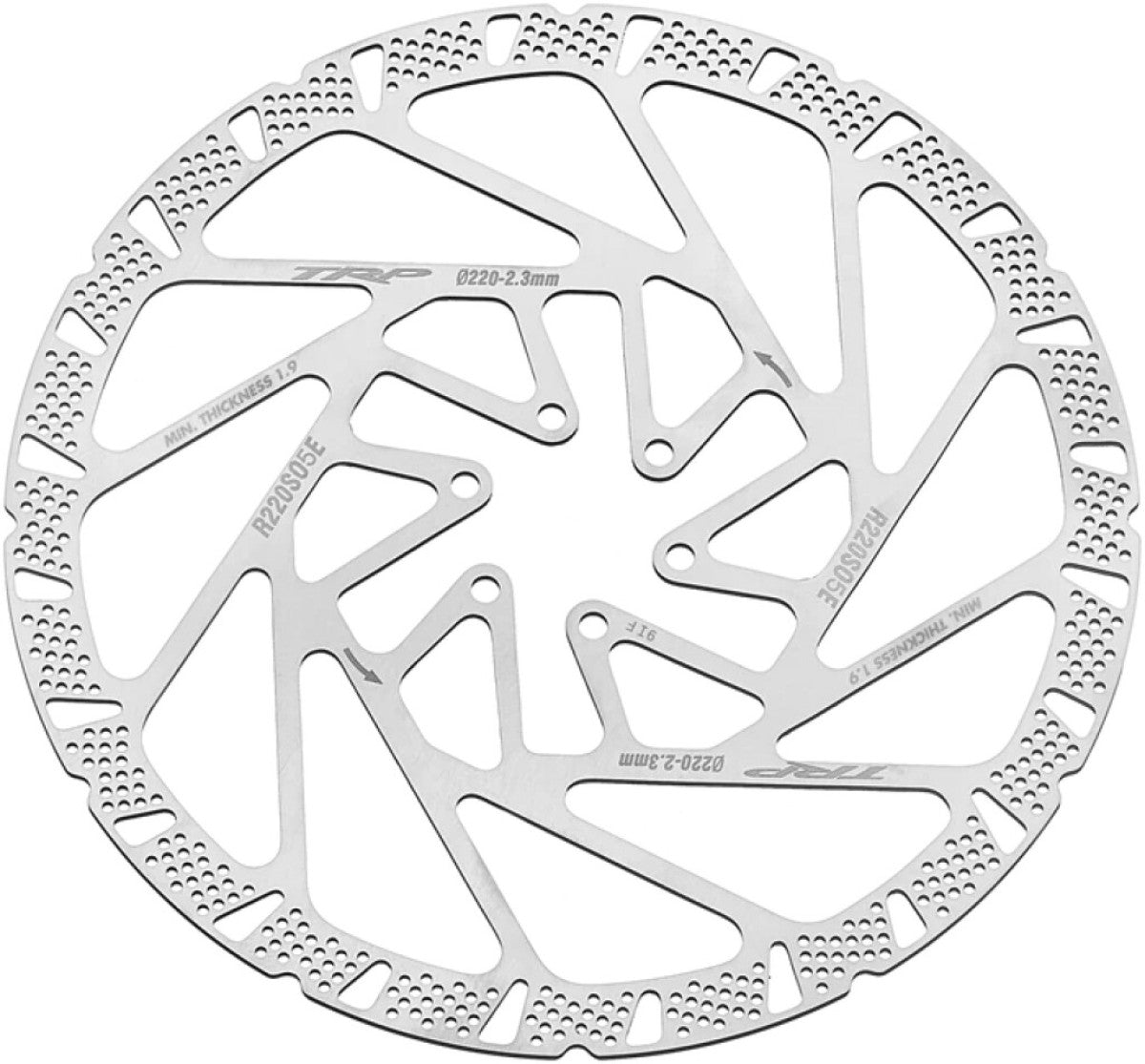 Trp schijfrem rotor e2.3 extra hittebestendig ø203mm, 2.3mm