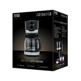 Teesa coffee maker 1.5l black
