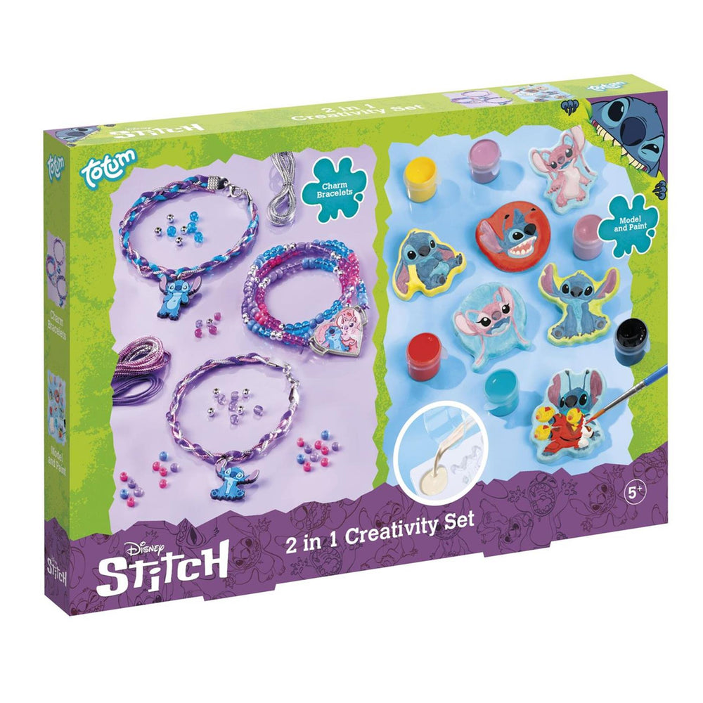 Creative craft group totum 2in1 stitch bracelets making and plaster casting craft set