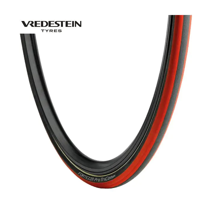 Vredestein 21-622 fortezza pro tube black-red 28040