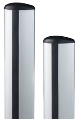 Barra del set di rack per tetto 100 kg 124 cm in argento in alluminio