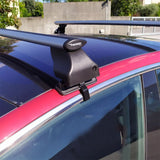 Conjunto de rack de telhado Barra de mosca Tesla 3 Alumínio preto