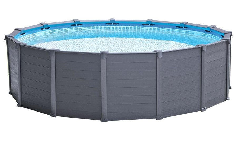 Intex grafitpanelpool 478 x 124 cm