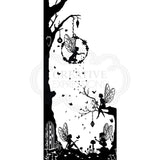 Creative expressions • designer boutique collection pre cut rubber stamp secret garden