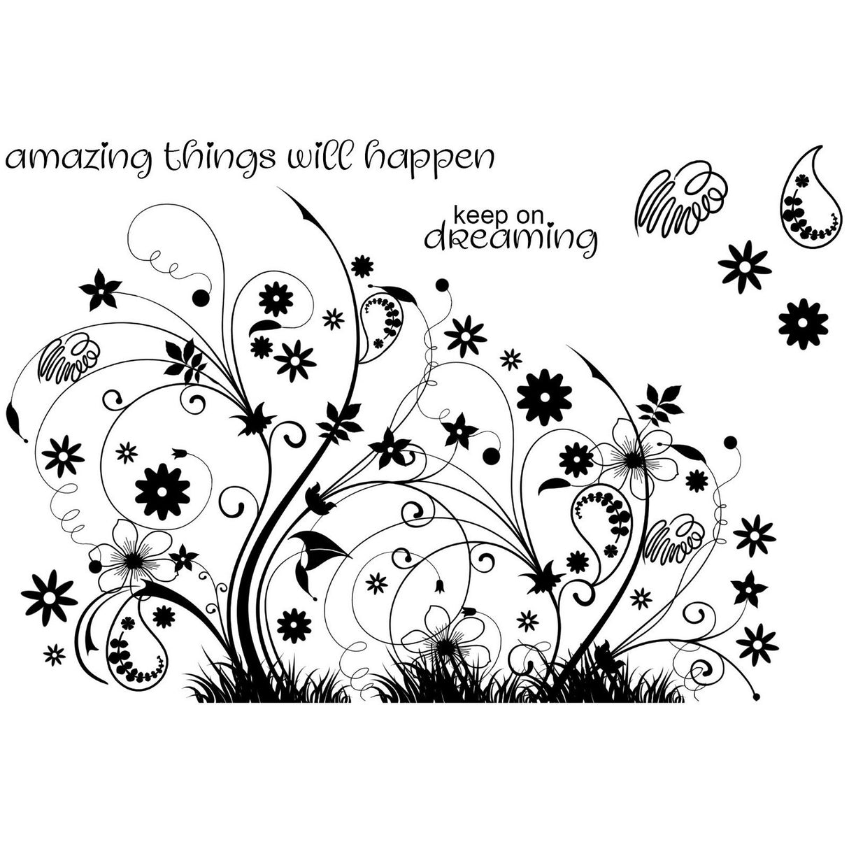 Creative expressions • designer boutique clear stamp set grow your own way 15,2x10,16cm