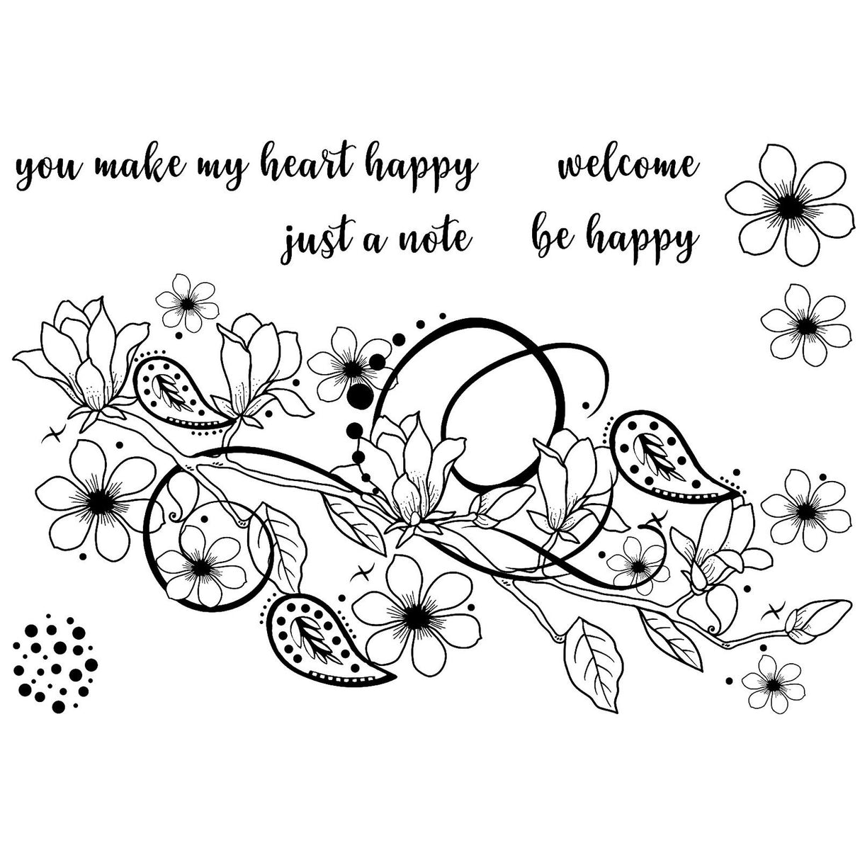 Creative expressions • designer boutique clear stamp set hey bud 15,2x10,16cm
