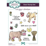 Creative expressions • designer boutique clear stamp set udderly irresistible