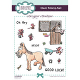 The paper boutique creative expressions • designer boutique clear stamp set good luck