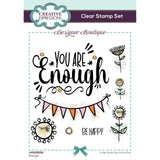 Creative expressions • designer boutique clear stempels enough