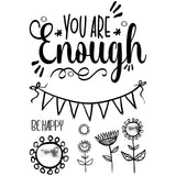 Creative expressions • designer boutique clear stempels enough
