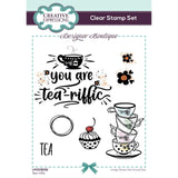 Creative expressions • designer boutique clear stempels tea-riffic