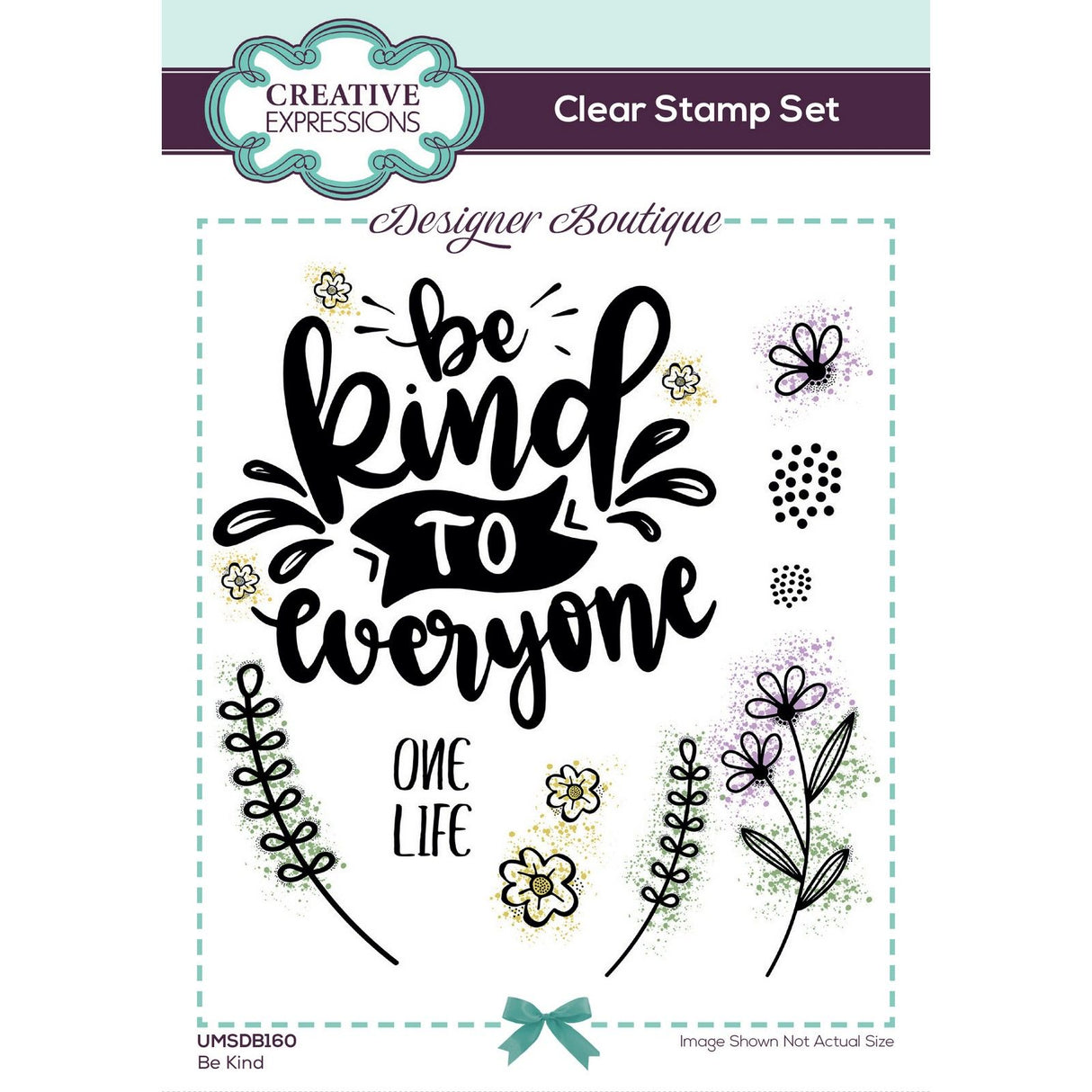 Creative expressions • designer boutique clear stempels be kind
