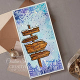 Creative expressions • designer boutique pre cut stamp festive trail 10,16x20,8cm