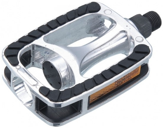 Platforma Pedal Stadsfiets SP-811 9 16 palčni srebrni komplet
