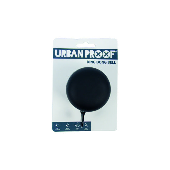 Urbanproof Thing Dong Bicycle Bell 6 x 7 cm acciaio opaco nero