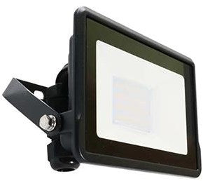 V-tac LED bygglampa 20w 6500k svart + kabelingång - 9332115