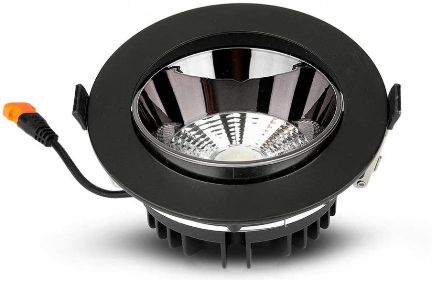 V-TAC LED LAMP VT-2-33 30W 3000K 2400LM ALUMINIUM Sort