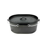 Valhal Hollännesch Uewen frittéiert Pan Goss Waff mat Lid oval 9 l