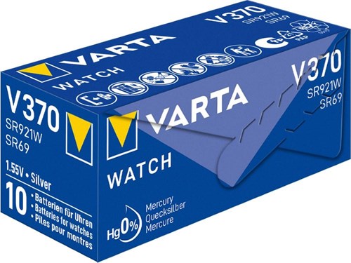 Batteria Varta all'ossido d'argento SR69 1,55 V 30 MAH confezione da 1 - Varta-V370