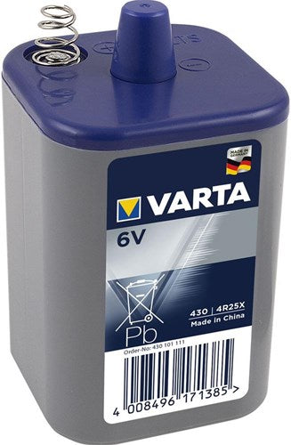 Batteria Varta block 6v con molle 4r25x Varta 3111602