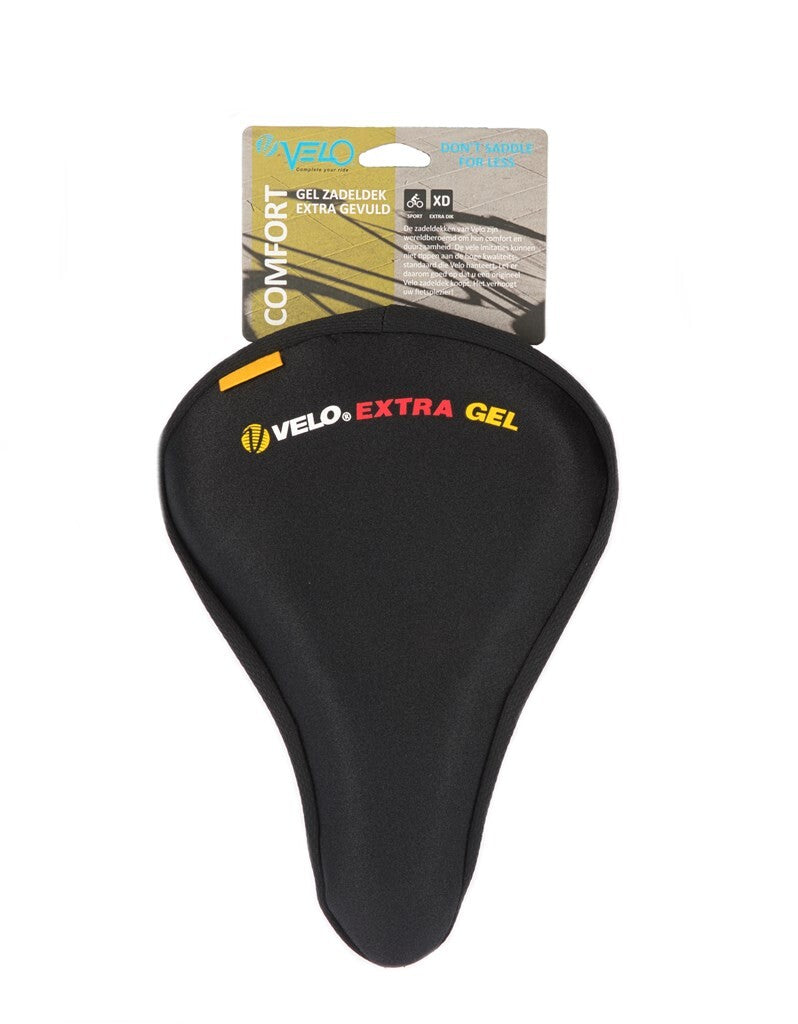 Sadel däck atb sport extra tjock gel svart 3046102