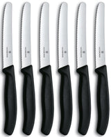 Victorinox tomatenmes gekarteld zwart