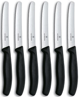 Victorinox tomatkniv tandad svart