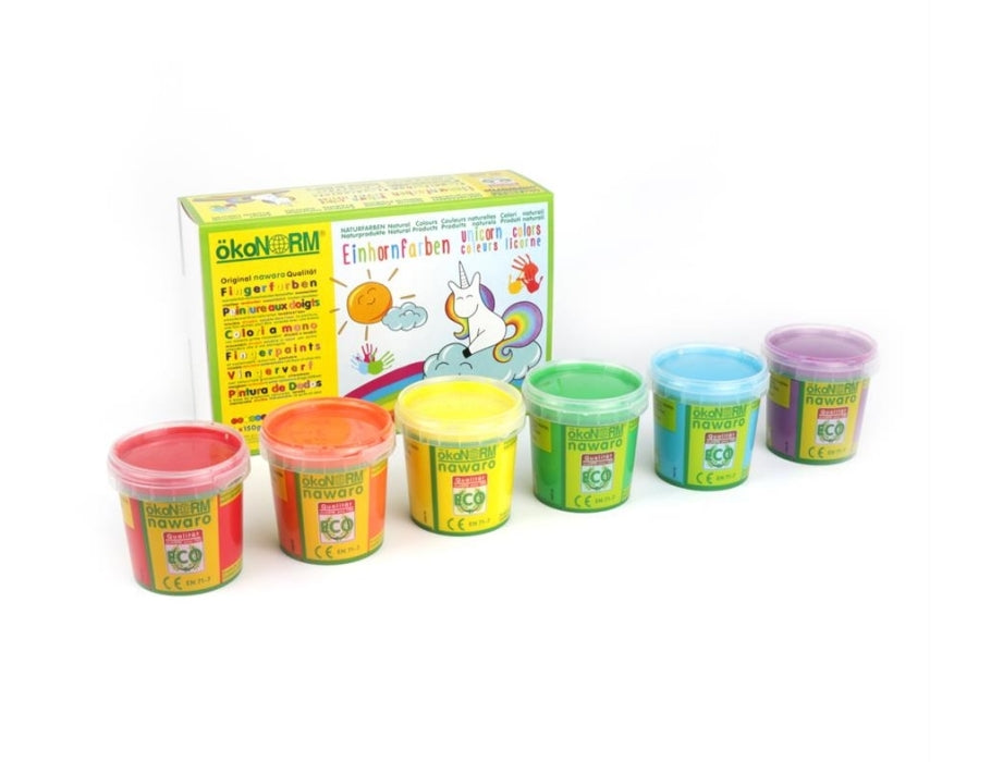 Ökonorm finger paint - oak - 6 pieces