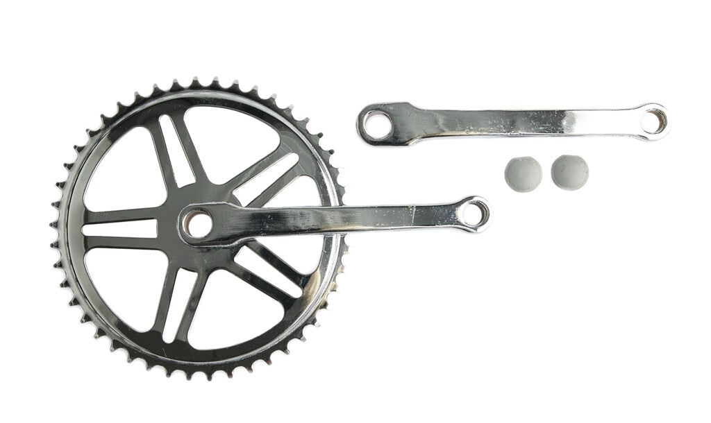 Sada kliky se Spiegat 46T 170 mm stříbro