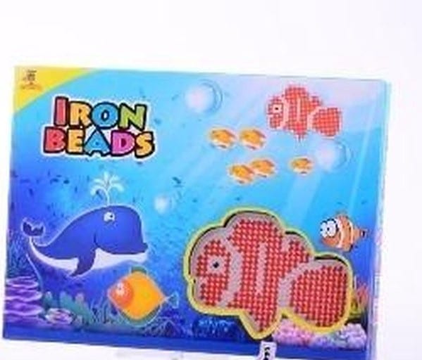 Perle da stiro cilgro con 2 tipi di esempi di pesce