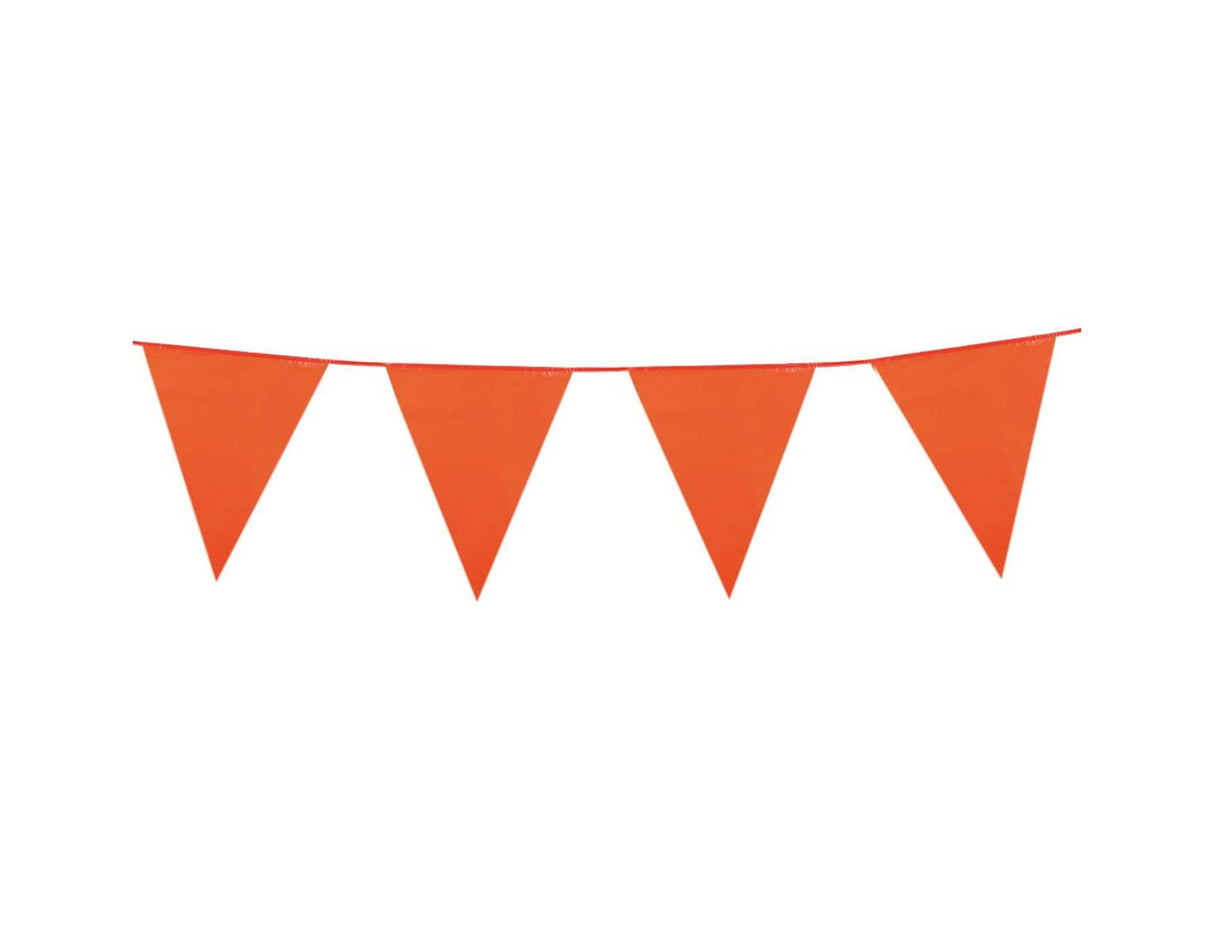 Boland vlaggenlijn oranje 10m 30x20cm