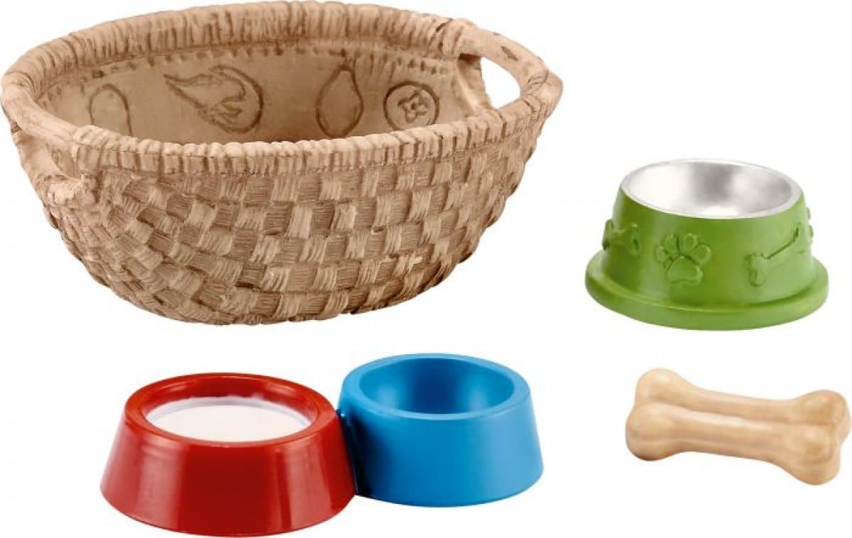 Schleich 42293 cani e cibo per gatti