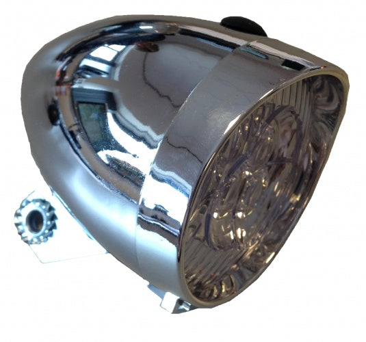 Tillæg 3-LED batteri krom