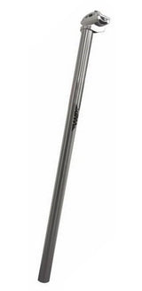 Sedež pritrjen 27,2 mm x 600 mm aluminijasto srebro