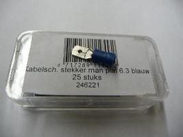 Bofix -Kabelstecker Mann flach blau