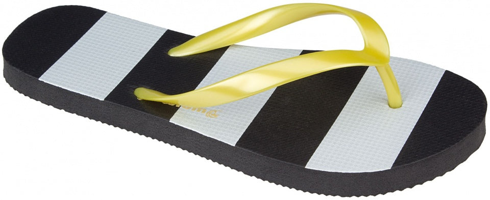 Waimea Teenslippers Waikiki Beach meisjes zwart wit maat 31