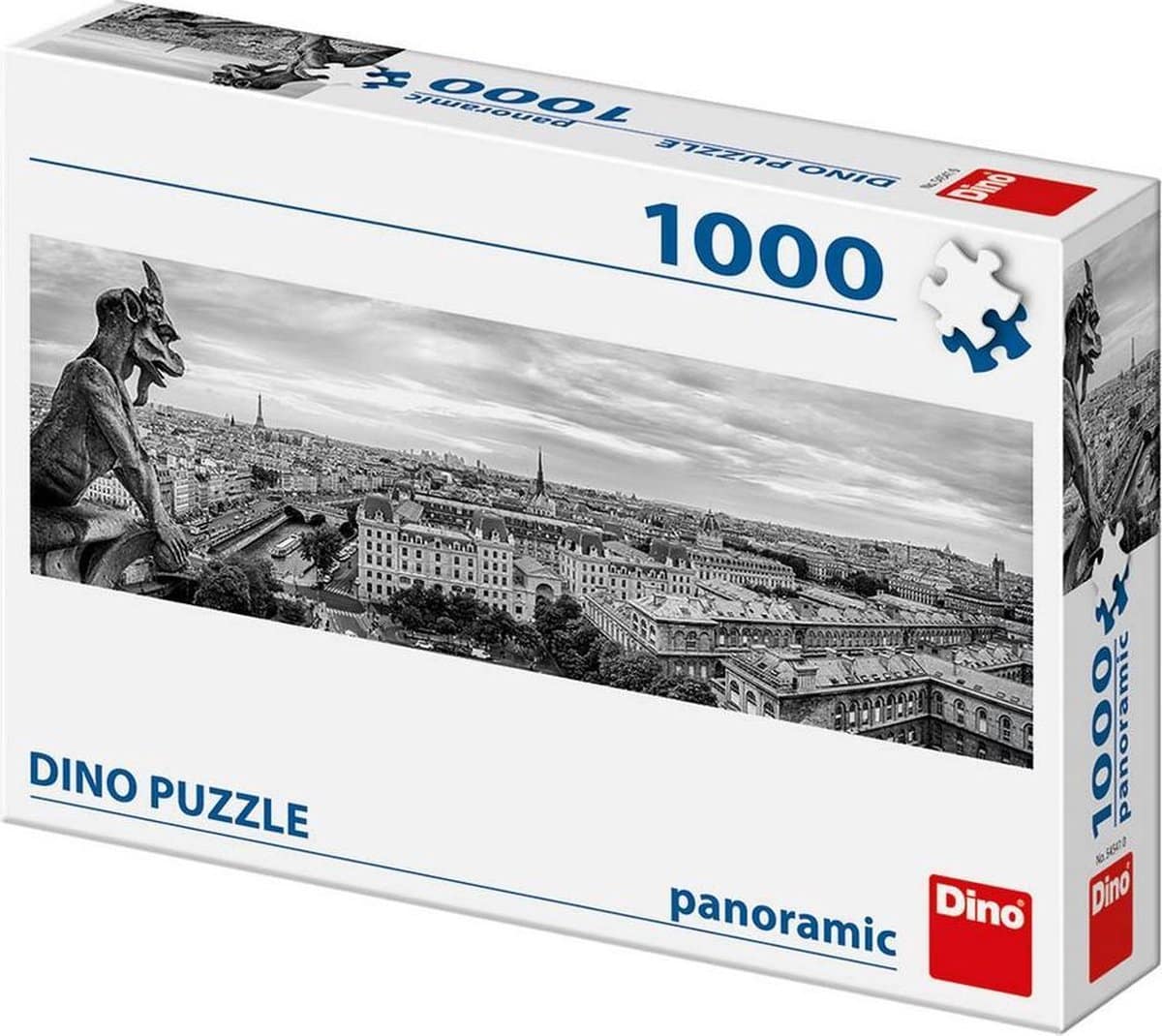 Dinotoys Dino Puzzle - Panorama Paris of Notre -Dame - 1000 pieces