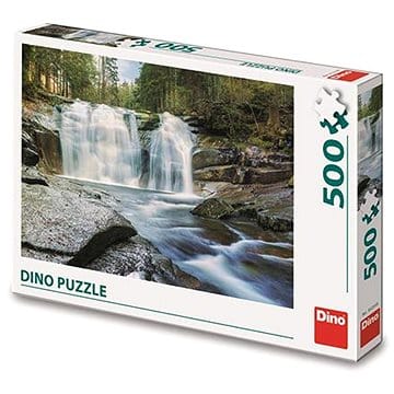 Dinotoys Dino Puzzle - vodopády z Mumlavy v České republice - 500 kusů