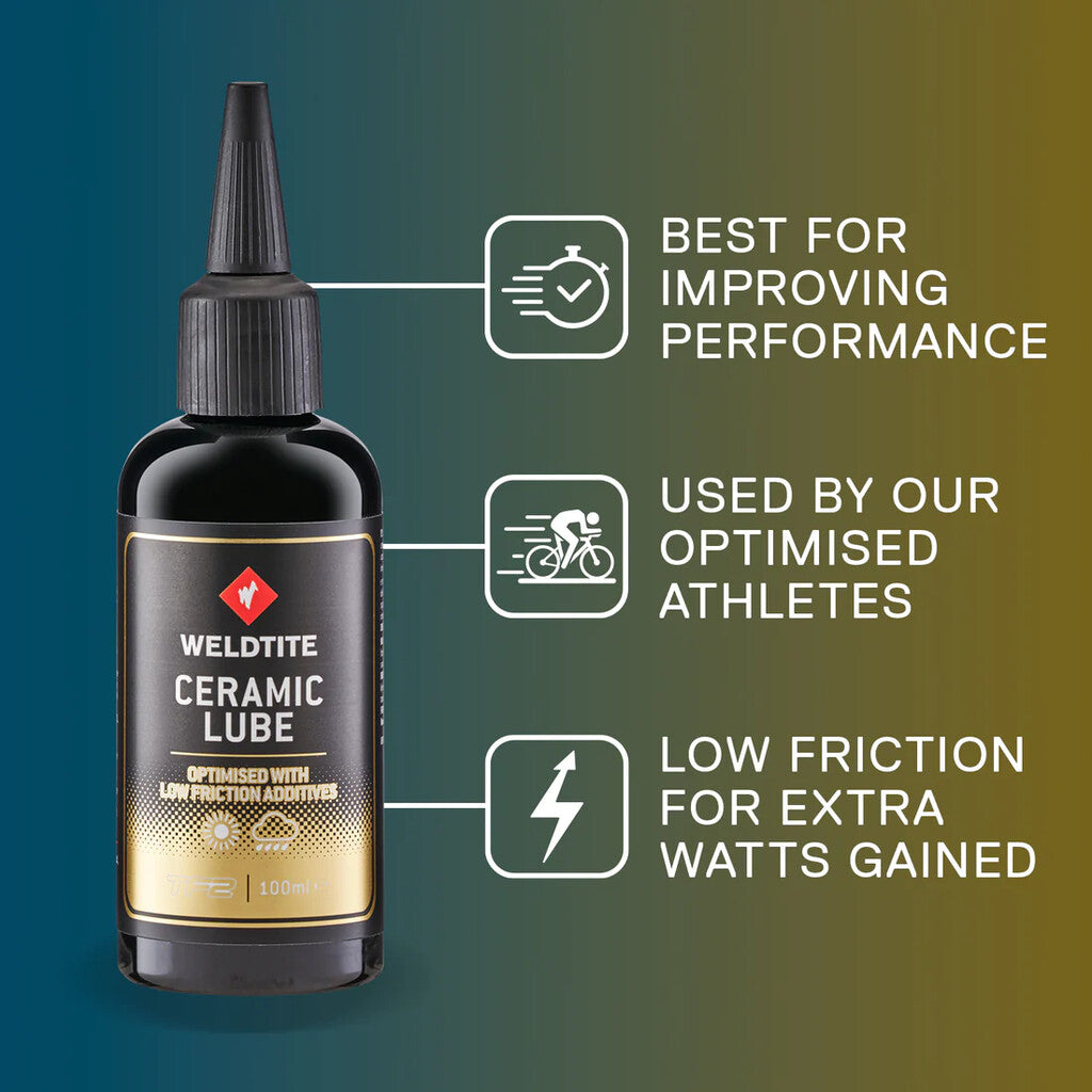 Weldtite ceramic bicycle chain oil low friction 100ml