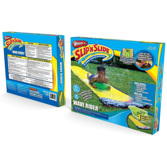 WHAM-O SLIP 'N SLIDE 1-PERSE VAND SKIDE MAT 480 CM GUL