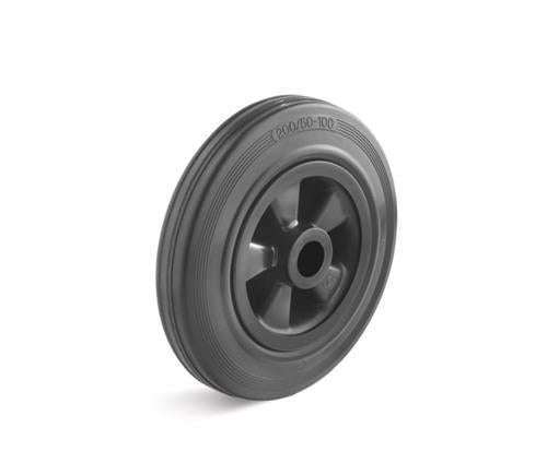 Los wiel rubber ø80 kunststof kern (nml)