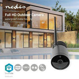 Kamera Nedis smartlife pro venkovní použití | wi fi | Full HD 1080p | IP65 | 1 kus - wifico40cbk wifico40cbk