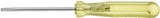 Wiha 509 Slotted Screwdriver Transparent Yellow 2.0 mm x 40 mm - 01548