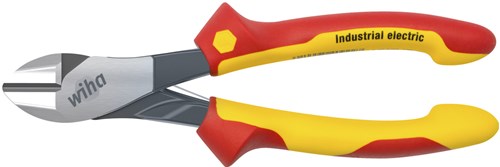 Wiha industrial electric diagonal cutter with dynamicjoint® with switchable opening spring | 200 mm - 41280 - 41280