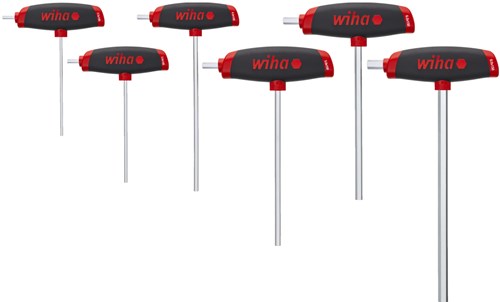 Wiha stiftsleutelset | met dwarsgreep comfortgrip | 6-delig 45620