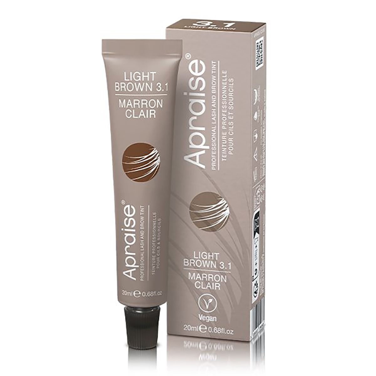 Apraise eyelash dye light brown no. 3.1