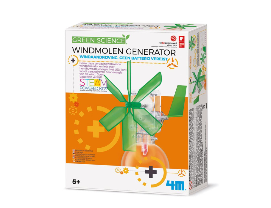 4M Kidzlabs Green Science-Do-it-yourself windmill