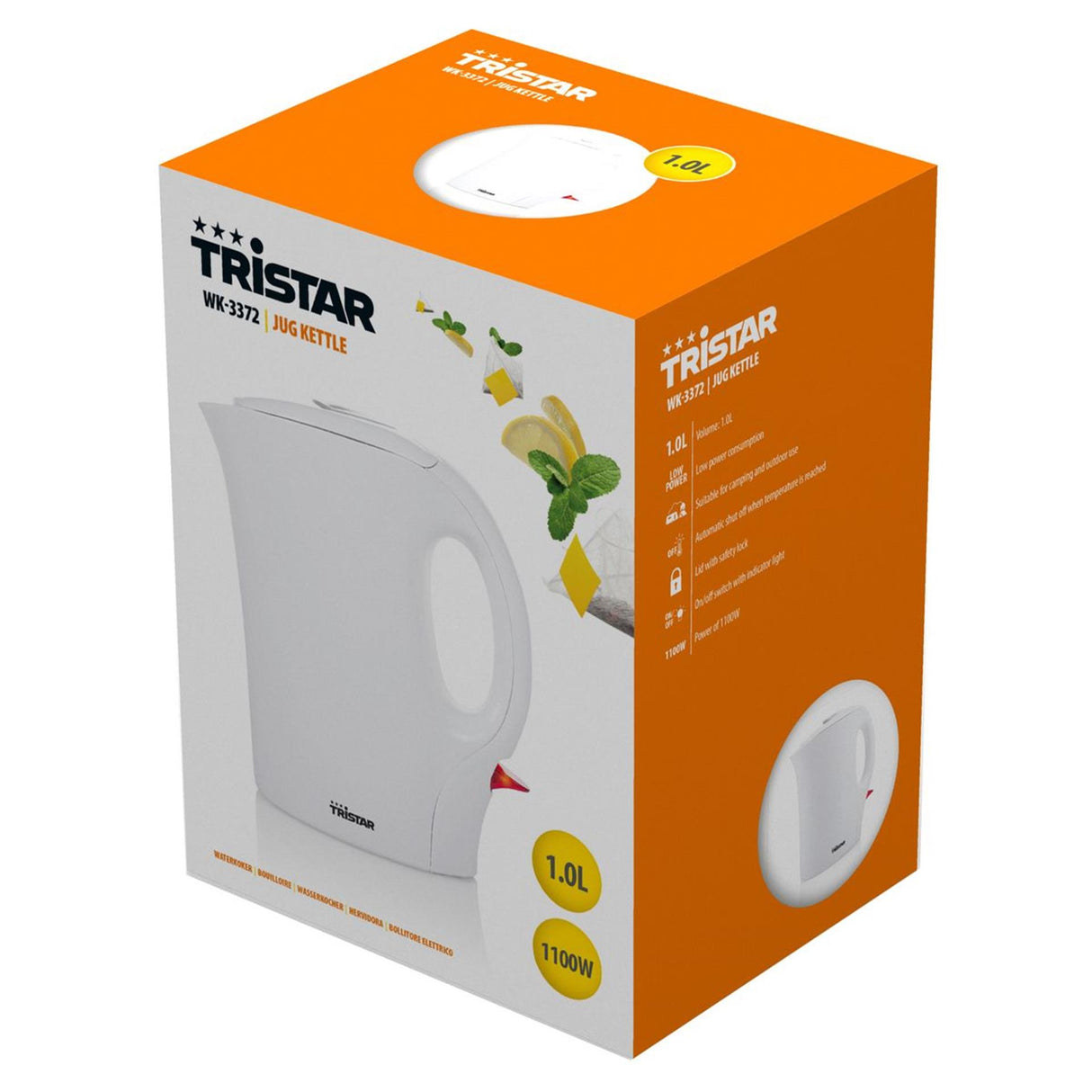 Tristar vedenkeitin 1 l - 1100 wattia