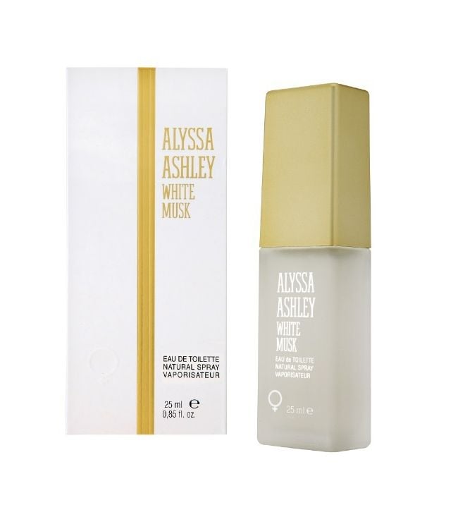 Alyssa Ashley Eau de Toilette Spray Blanc Musque 25ml Unisexe